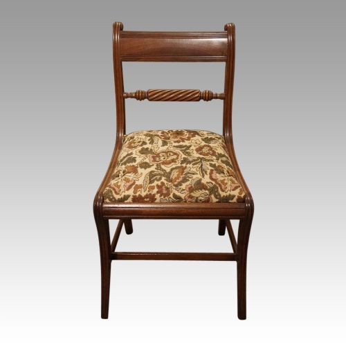 fig 5. Set of 6 Regency mahogany dining chairs