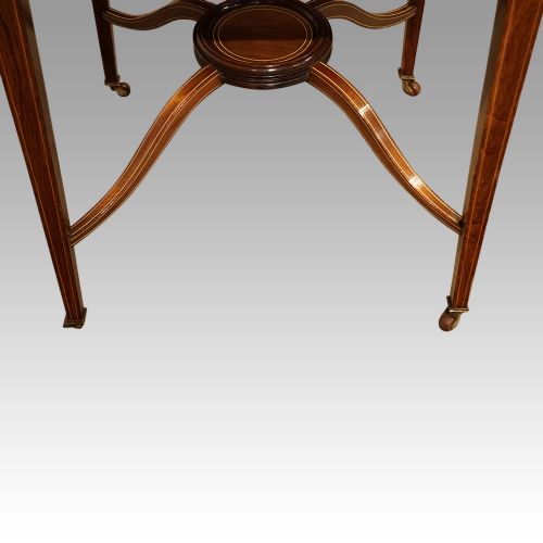 fig 4. Edwardian inlaid envelope card table