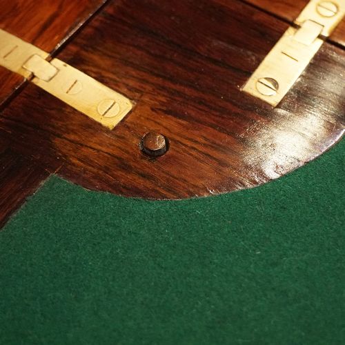 fig 5. Edwardian inlaid envelope card table