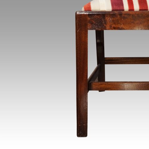 fig 2. Set of 10 mahogany Chippendale style dining chairs
