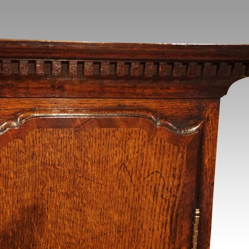 fig 5. Pair of Antique oak hanging cabinets