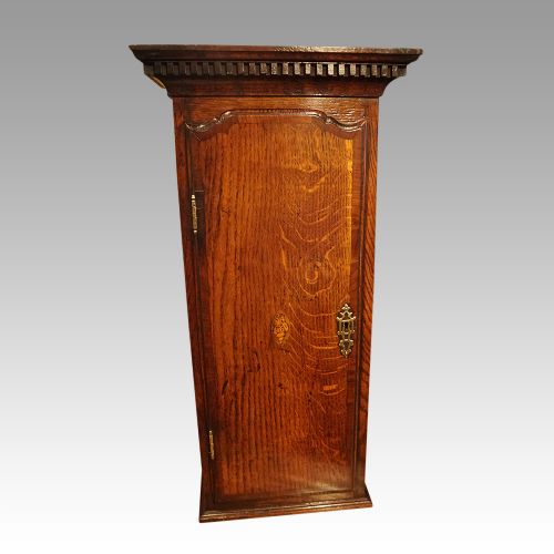 fig 6. Pair of Antique oak hanging cabinets