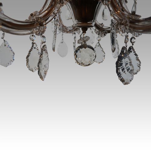 fig 2. Edwardian Marie Therese glass chandelier