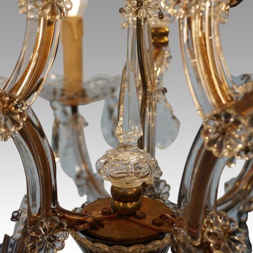 fig 3. Edwardian Marie Therese glass chandelier