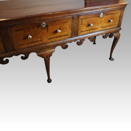 fig 1. Georgian oak dresser base