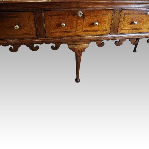 fig 5. Georgian oak dresser base