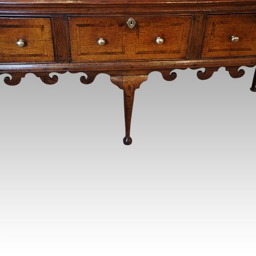 fig 8. Georgian oak dresser base