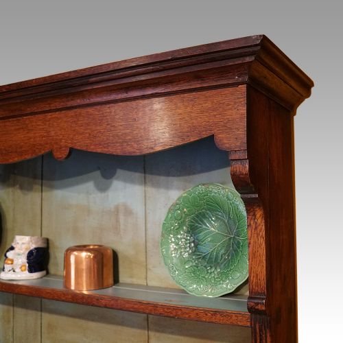 fig 2. Antique oak plate rack