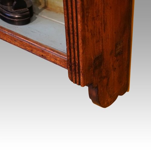 fig 3. Antique oak plate rack