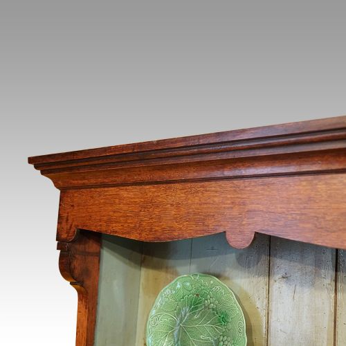 fig 4. Antique oak plate rack