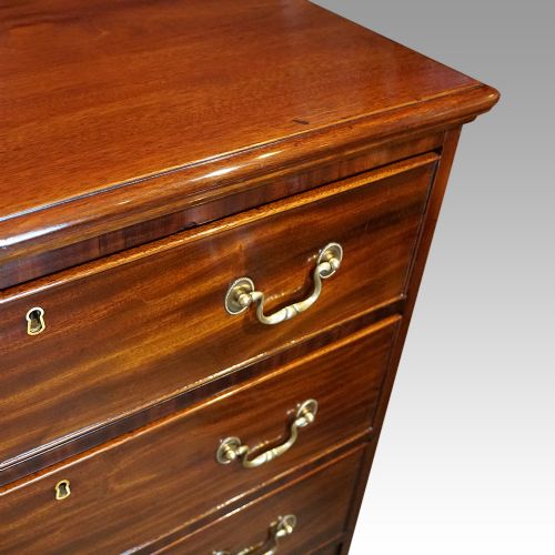 fig 2. George V tall mahogany chest