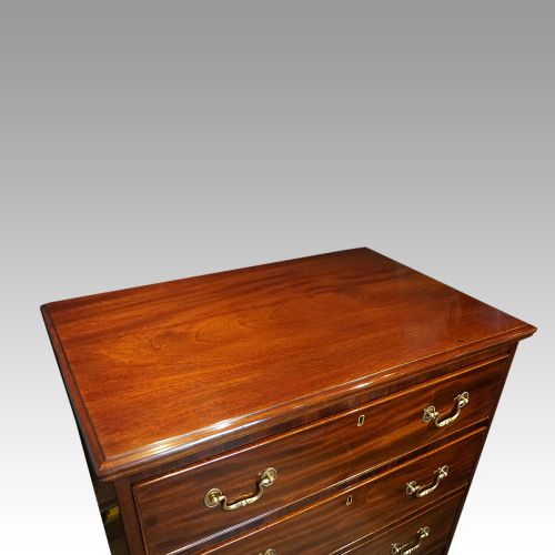 fig 7. George V tall mahogany chest