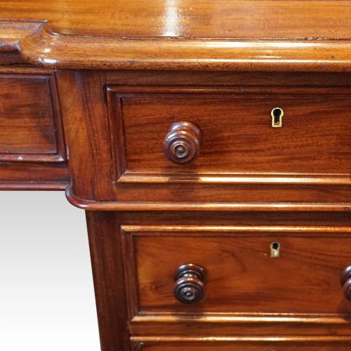 fig 5. Victorian pedestal desk