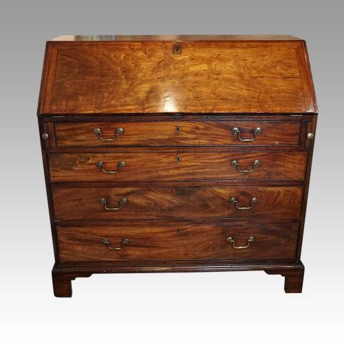 George III Mahogany Bureau