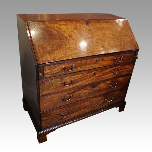 fig 2. George III mahogany bureau