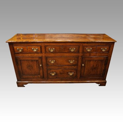 Georgian Oak Dresser Cupboard Base