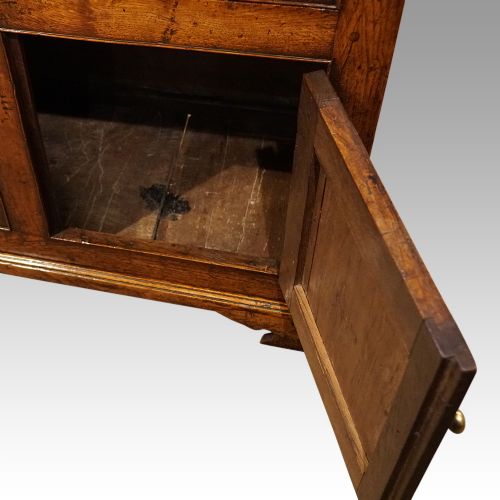 fig 2. Georgian oak dresser cupboard base
