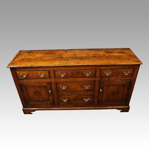 fig 5. Georgian oak dresser cupboard base