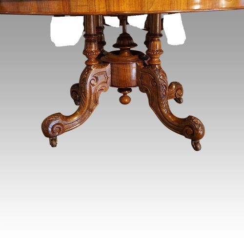 fig 4. Victorian James Shoolbred inlaid rosewood desk