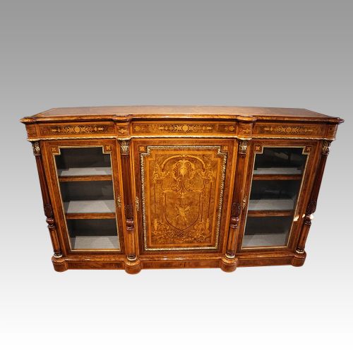 fig 5. Victorian James Shoolbred inlaid rosewood desk