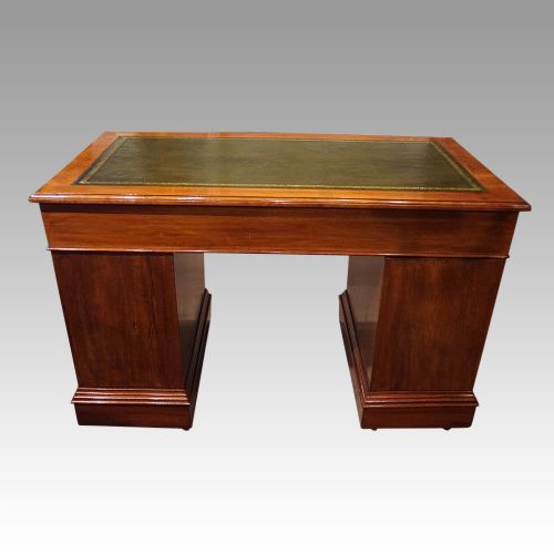 fig 10. Victorian James Shoolbred inlaid rosewood desk