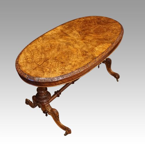 fig 1. Victorian walnut coffee table
