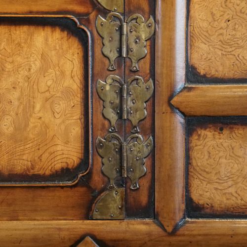 fig 2. Antique Korean Burr Elm cabinet