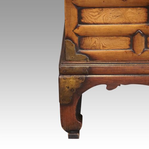 fig 3. Antique Korean Burr Elm cabinet
