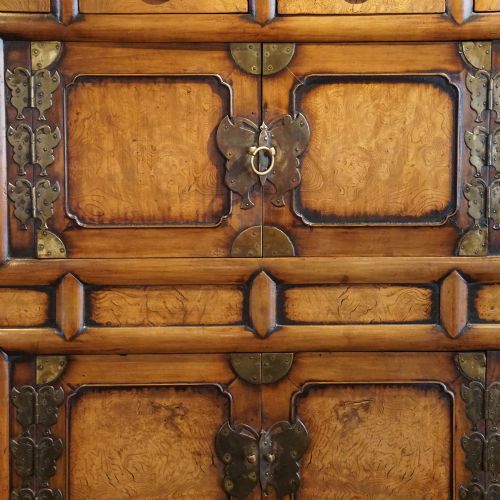 fig 5. Antique Korean Burr Elm cabinet