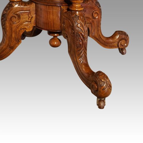 fig 2. Victorian inlaid walnut coffee table