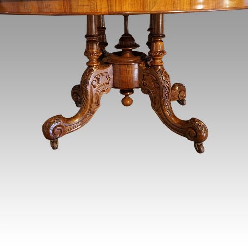 fig 3. Victorian inlaid walnut coffee table