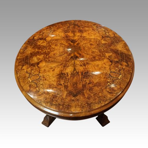 fig 10. Victorian inlaid walnut coffee table