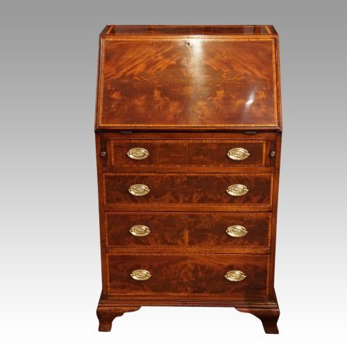 fig 9. Edwardian Inlaid Mahogany Bureau