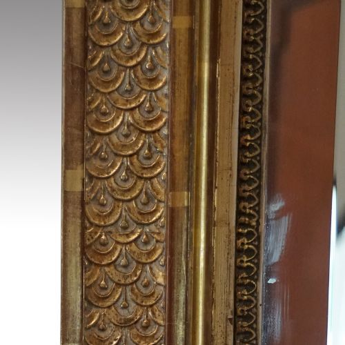 fig 1. 19thc. Swedish Gilt pier mirror