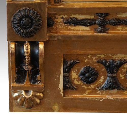 fig 2. 19thc. Swedish Gilt pier mirror