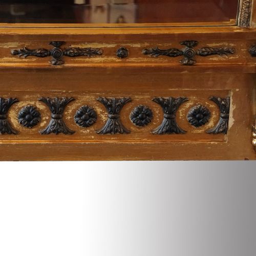 fig 3. 19thc. Swedish Gilt pier mirror