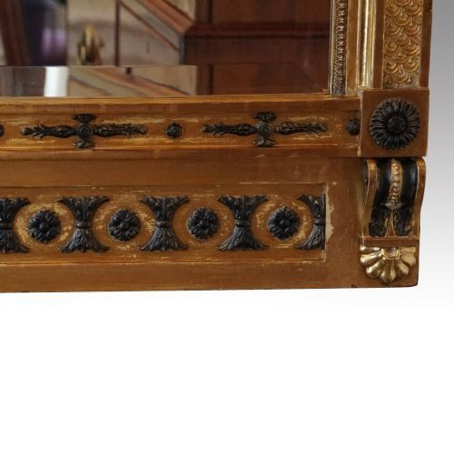fig 6. 19thc. Swedish Gilt pier mirror