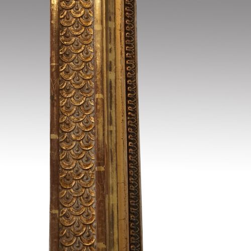 fig 8. 19thc. Swedish Gilt pier mirror