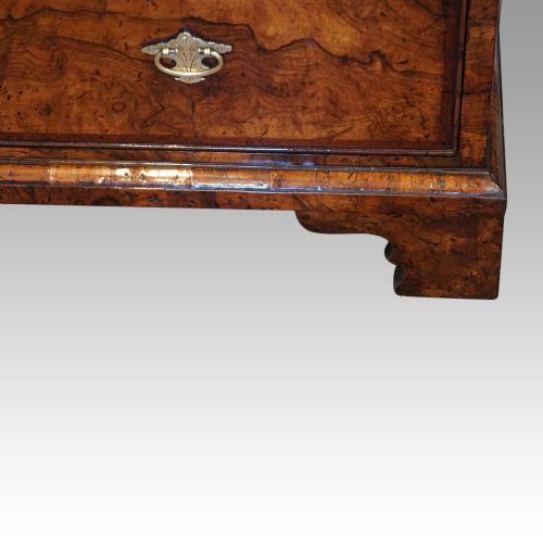 fig 7. George I double dome walnut bureau bookcase
