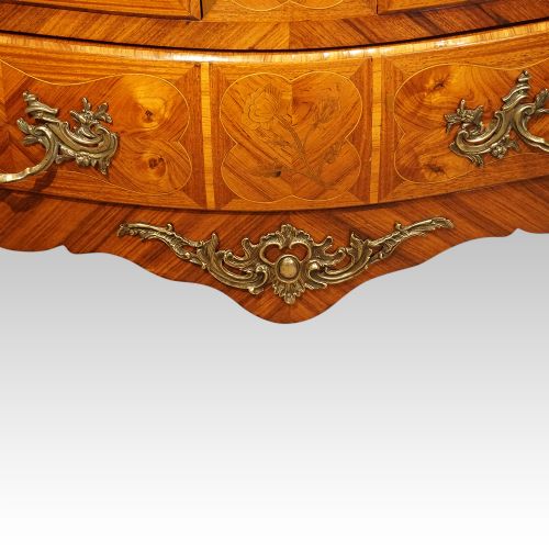 fig 1. Kingwood marquetry commode