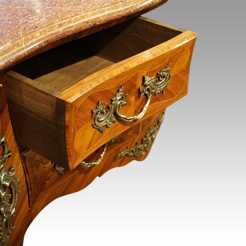 fig 3. Kingwood marquetry commode