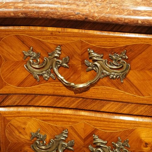 fig 4. Kingwood marquetry commode