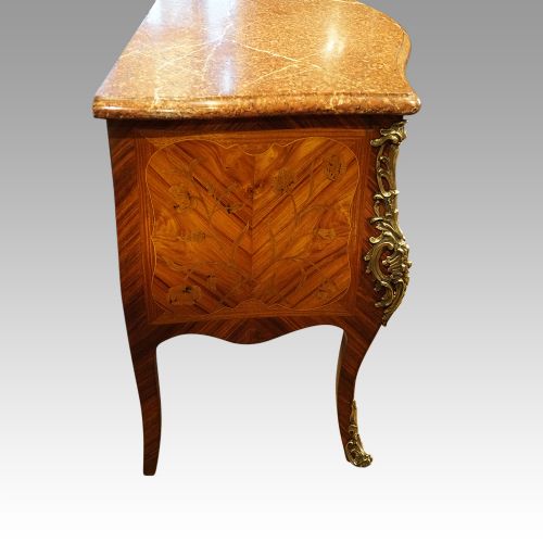 fig 7. Kingwood marquetry commode