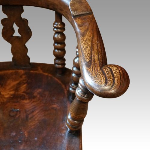 fig 1. Victorian Windsor rocking chair