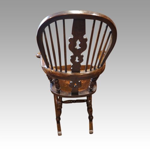 fig 3. Victorian Windsor rocking chair