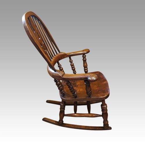 fig 5. Victorian Windsor rocking chair