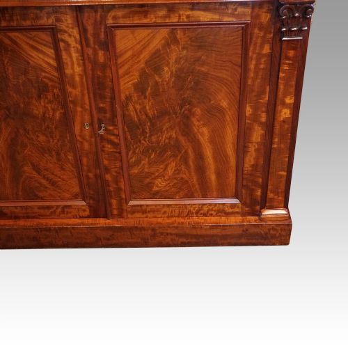 fig 7. Victorian mahogany chiffonier sideboard