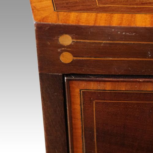 fig 1. George III inlaid bow front chest
