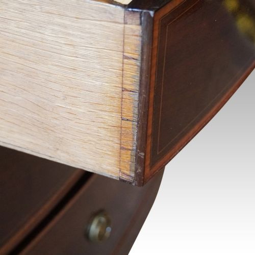 fig 4. George III inlaid bow front chest
