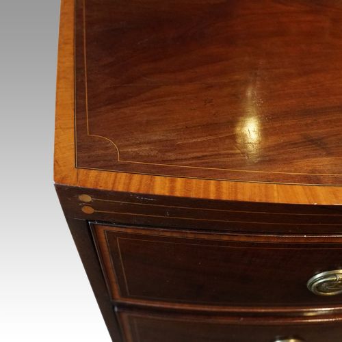 fig 5. George III inlaid bow front chest
